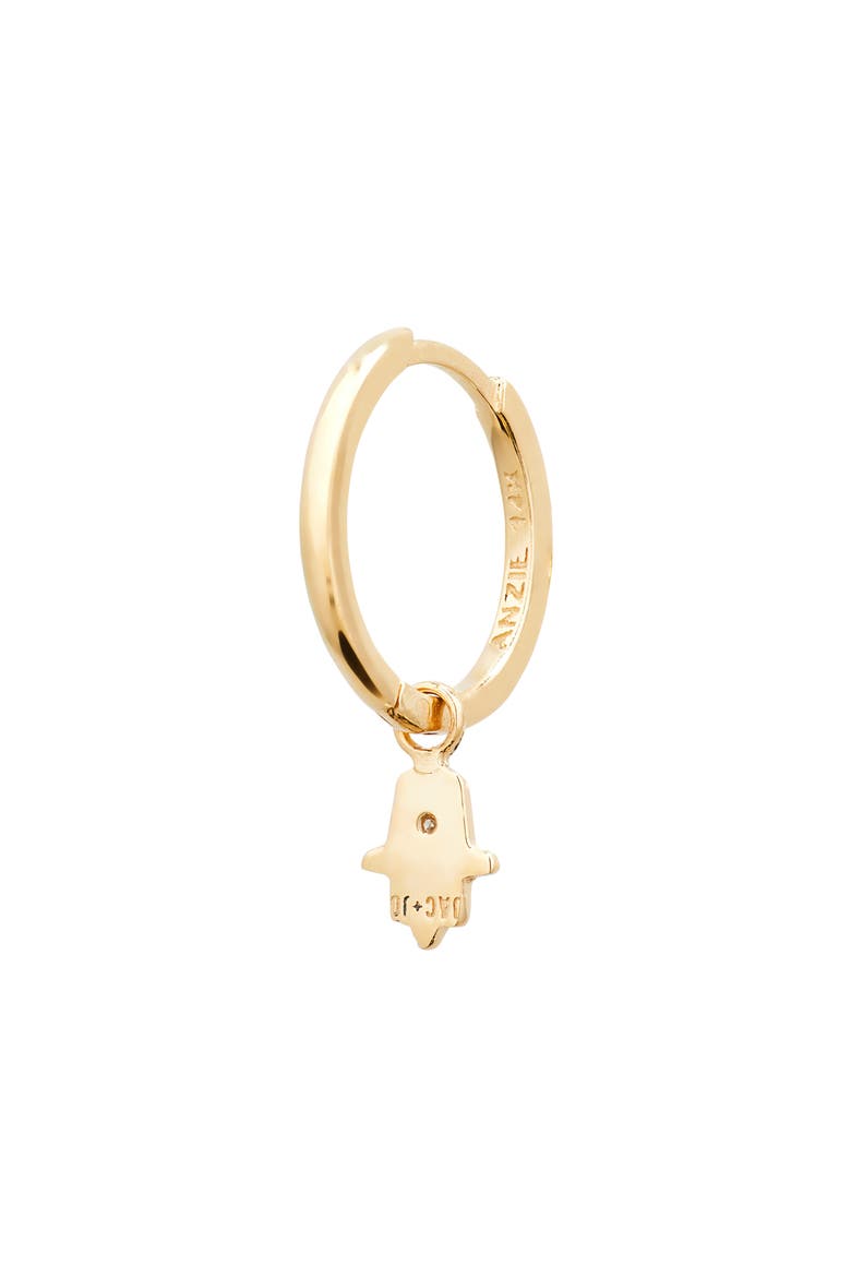 x Mel Soldera Icon Hamsa Diamond Single Clicker, Alternate, color, CLEAR/GOLD