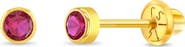 In Season Jewelry 14k Tiny Cubic Zirconia Birthstone Earrings