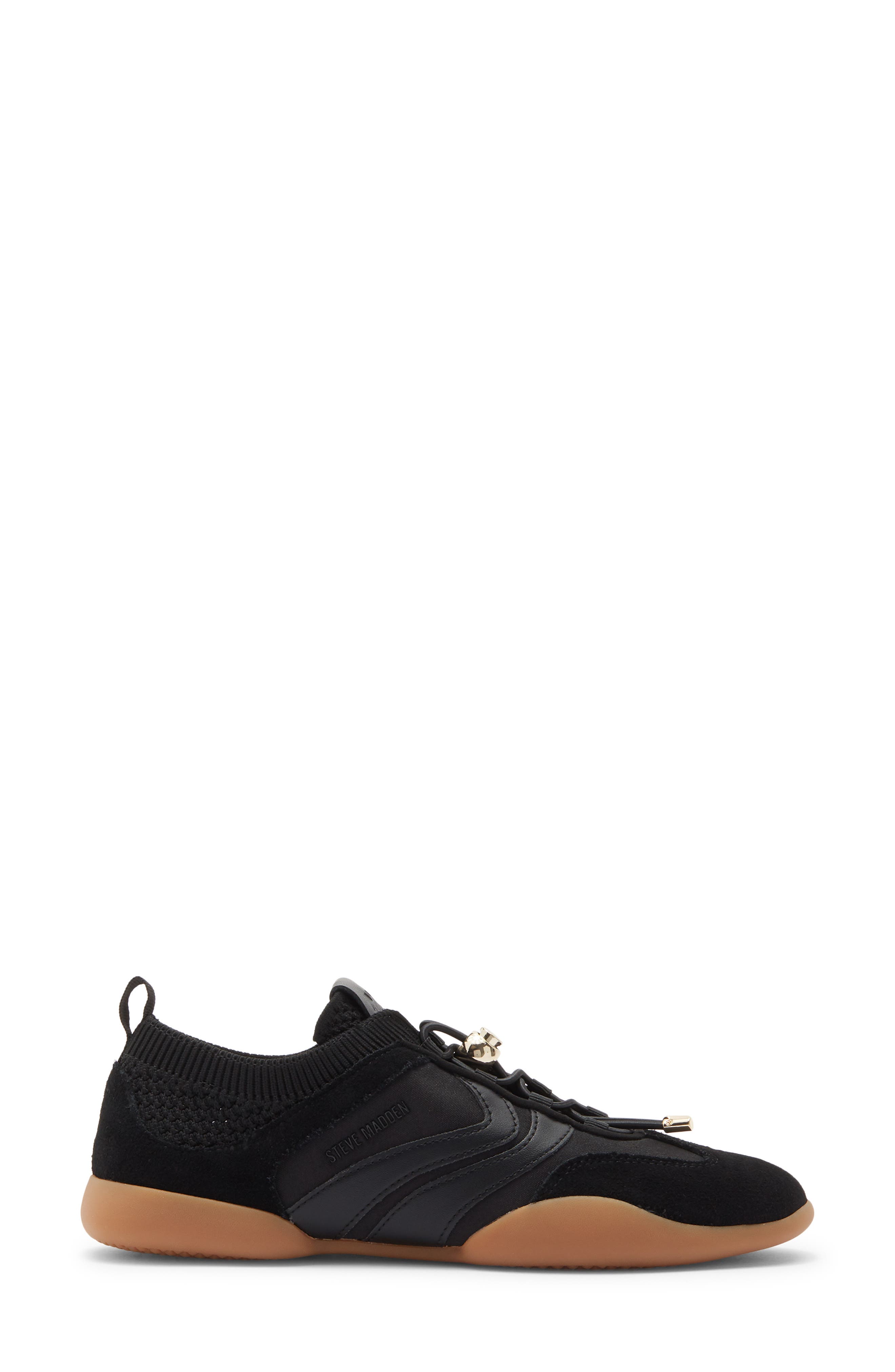 Steve Madden Reboot Beaded Sneaker, Alternate, color, Black