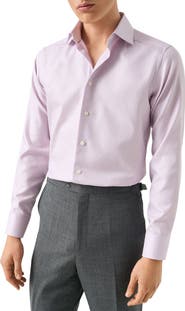 Eton Slim Fit Herringbone Dresss Shirt