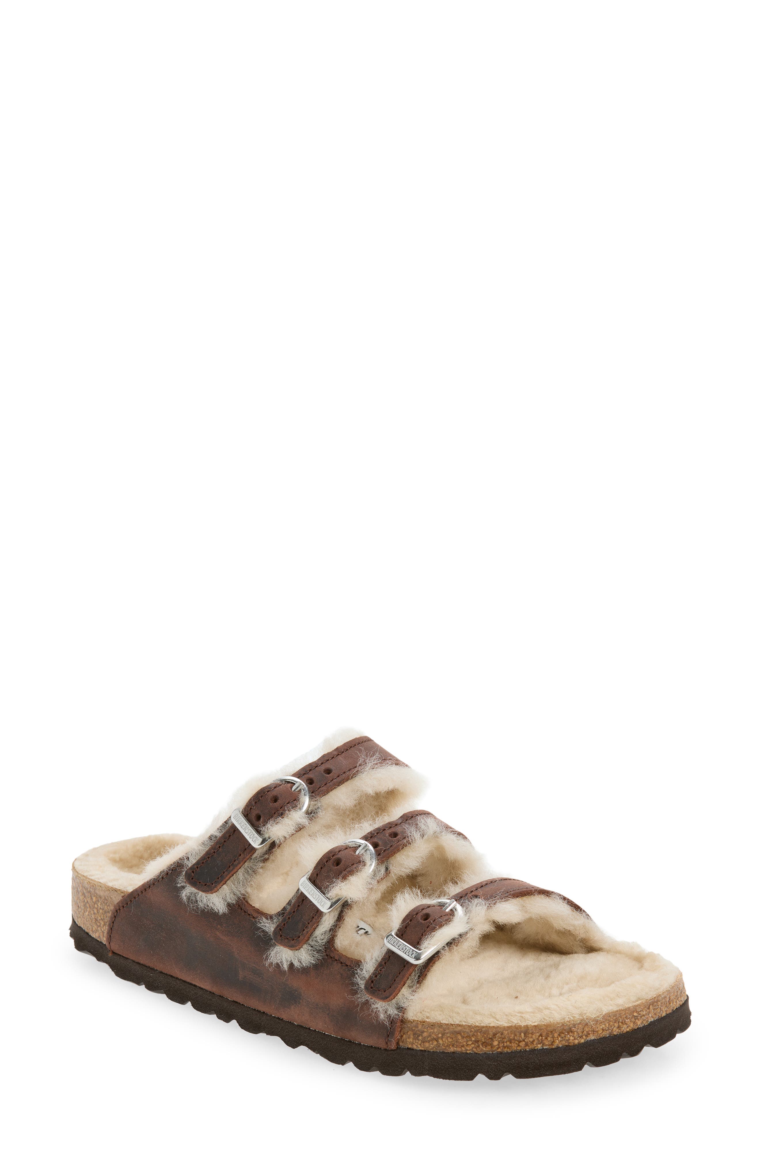 Arizona Genuine Shearling Lined Slide Sandal