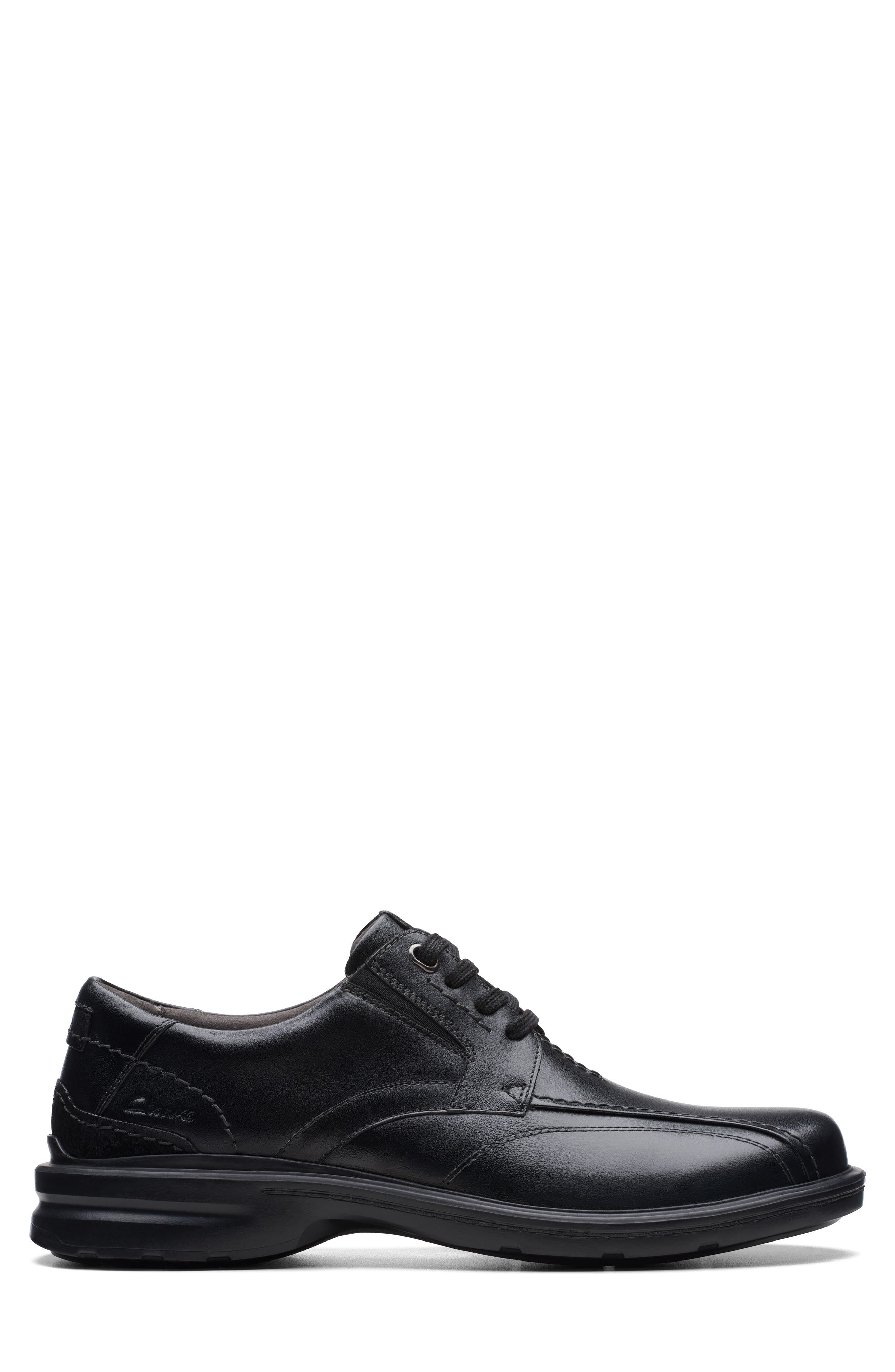 Clarks<sup>®</sup> Gessler Derby, Alternate, color, Black Leather