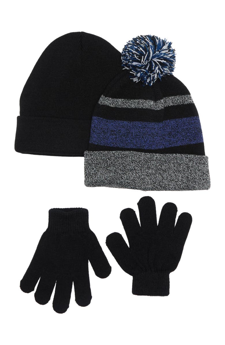 Capelli New York Kids' 3-Piece Beanie & Gloves Set, Main, color,