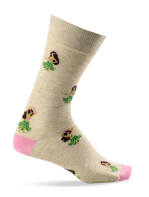 Synrgy By Dxl Big & Tall 3-pk Luau Vibes Socks