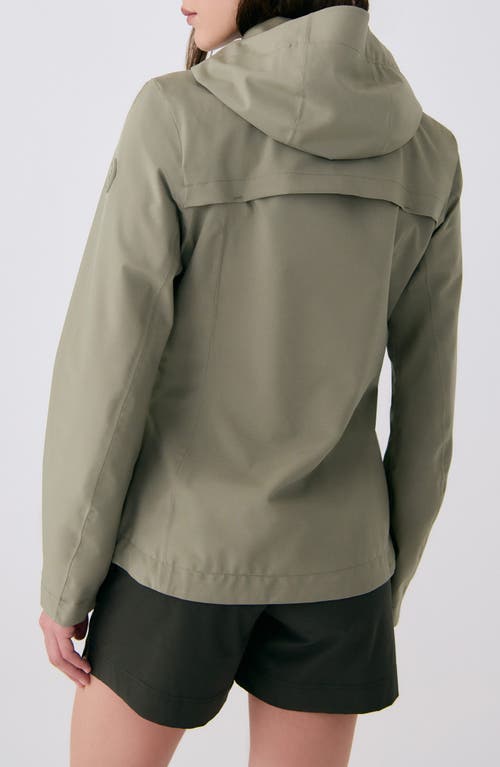 Lole Element 2 Waterproof Hooded Rain Jacket In Hazel