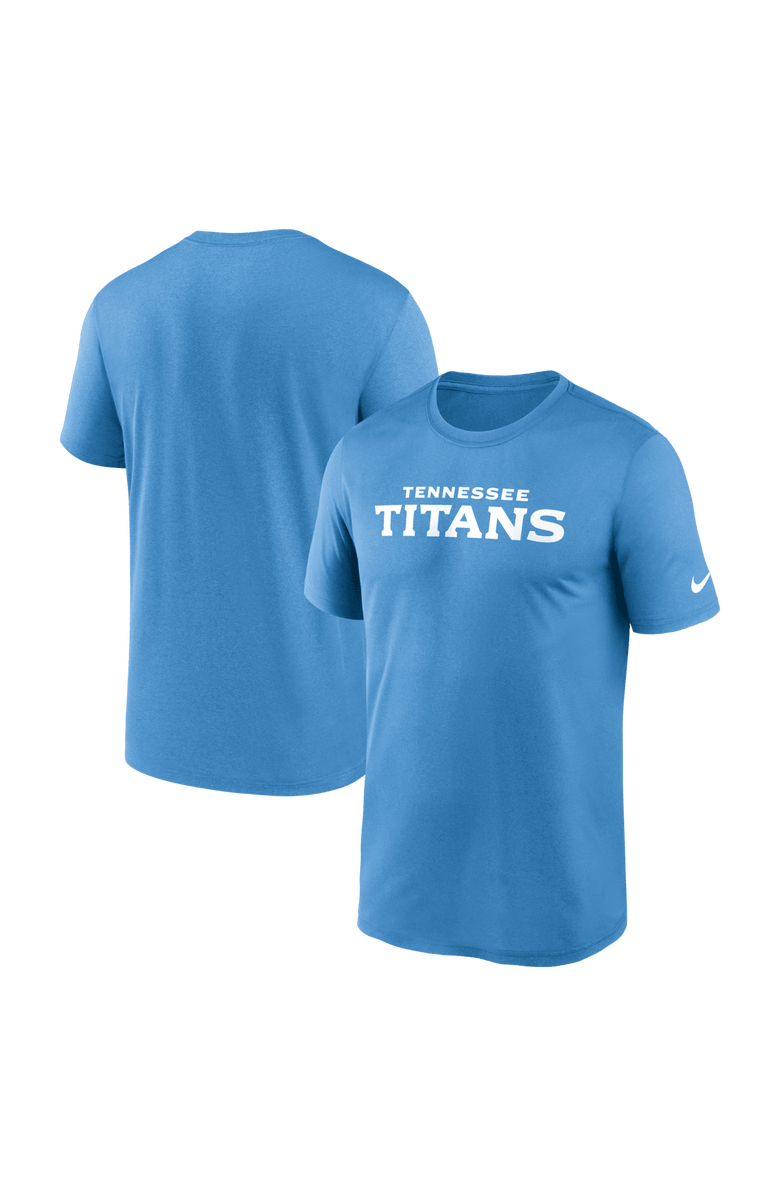 Nike Men's Nike Light Blue Tennessee Titans Primetime Legend Wordmark Dri-FIT T-Shirt, Main, color, Light Blue