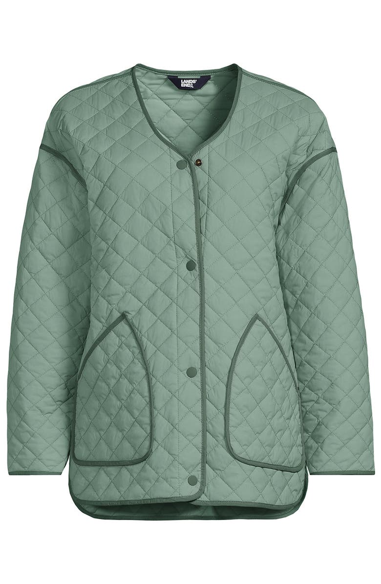 Lands
 End WanderFree Liner Jacket, Alternate, color, Lily Pad Green