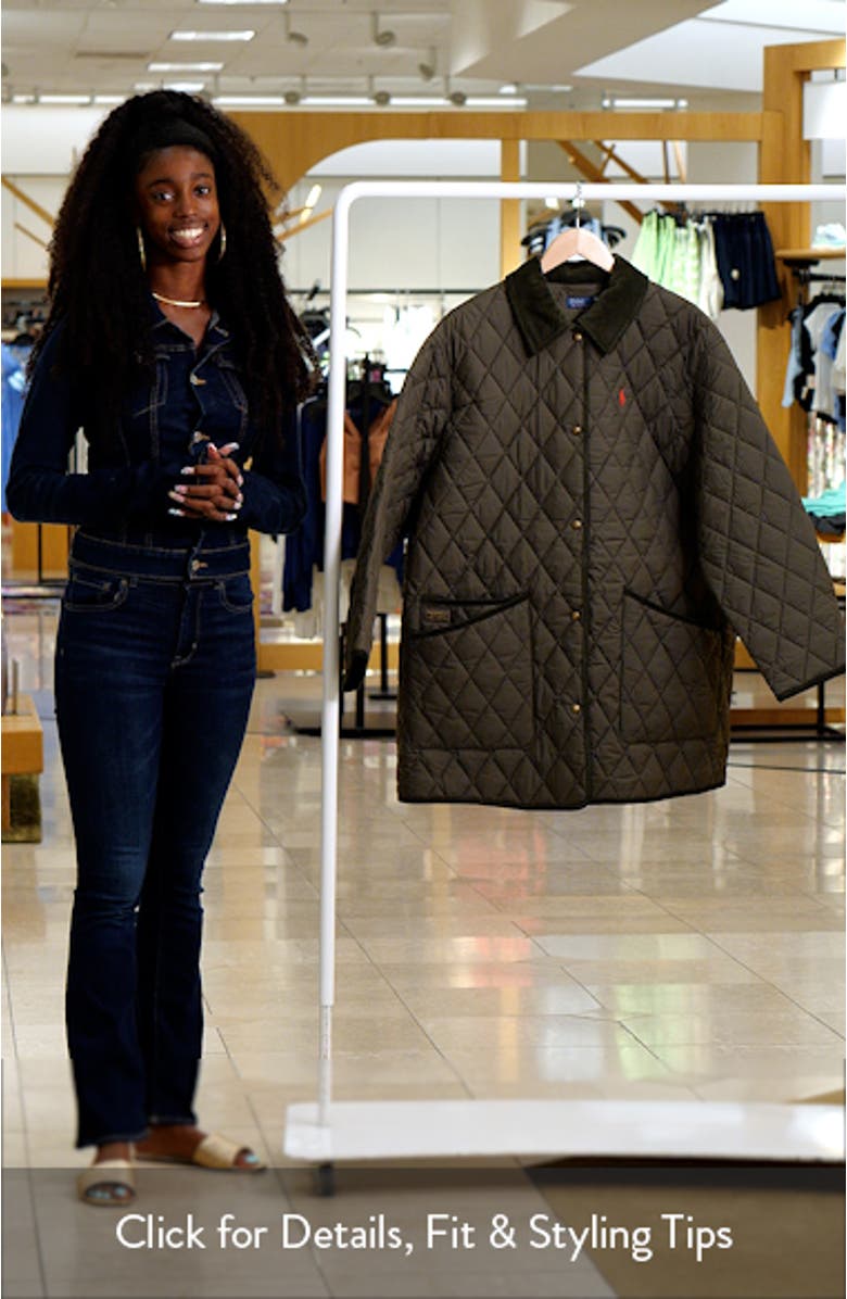 Water Repellent Quilted Barn Jacket, sales video thumbnail