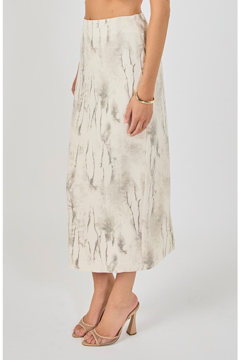 High Waist Maxi Skirt, Alternate, color, SAND