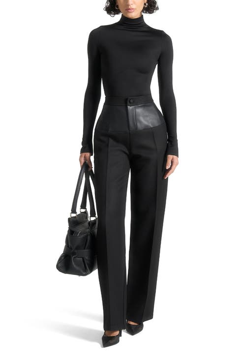 Alea Mock Neck Long Sleeve Top