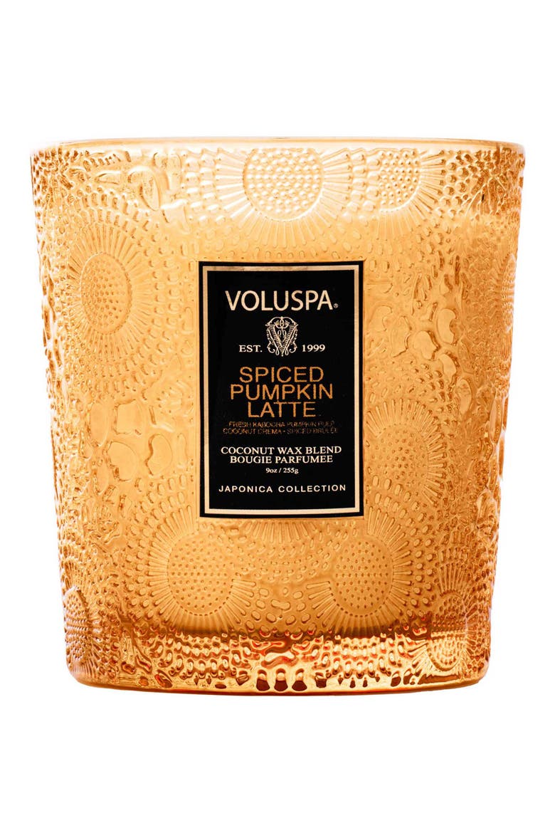 Spiced Pumpkin Latte Boxed Classic Candle, Alternate, color, SPICED PUMPKIN LATTE