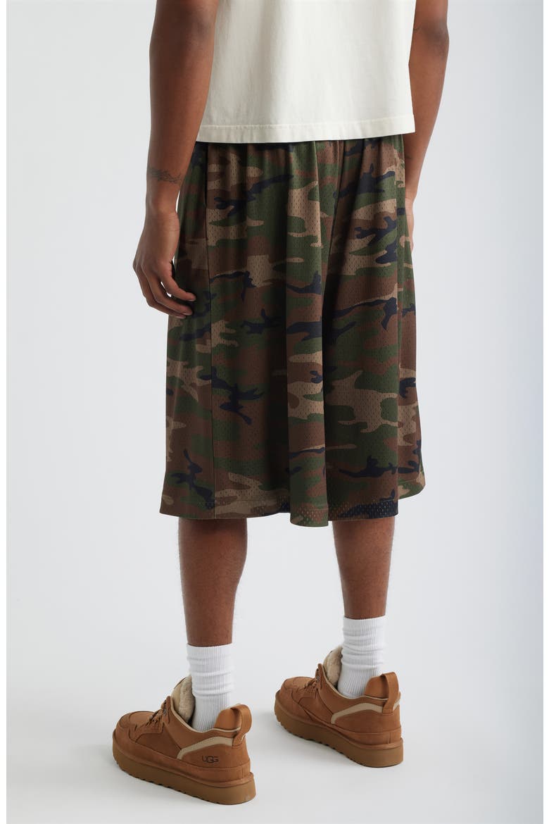 Baggy Mesh Shorts, Alternate, color, CAMO