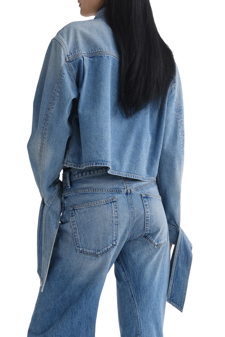 Hewitt Cropped Long Sleeve Shirt, Alternate, color, INDEX MD TINTED IND