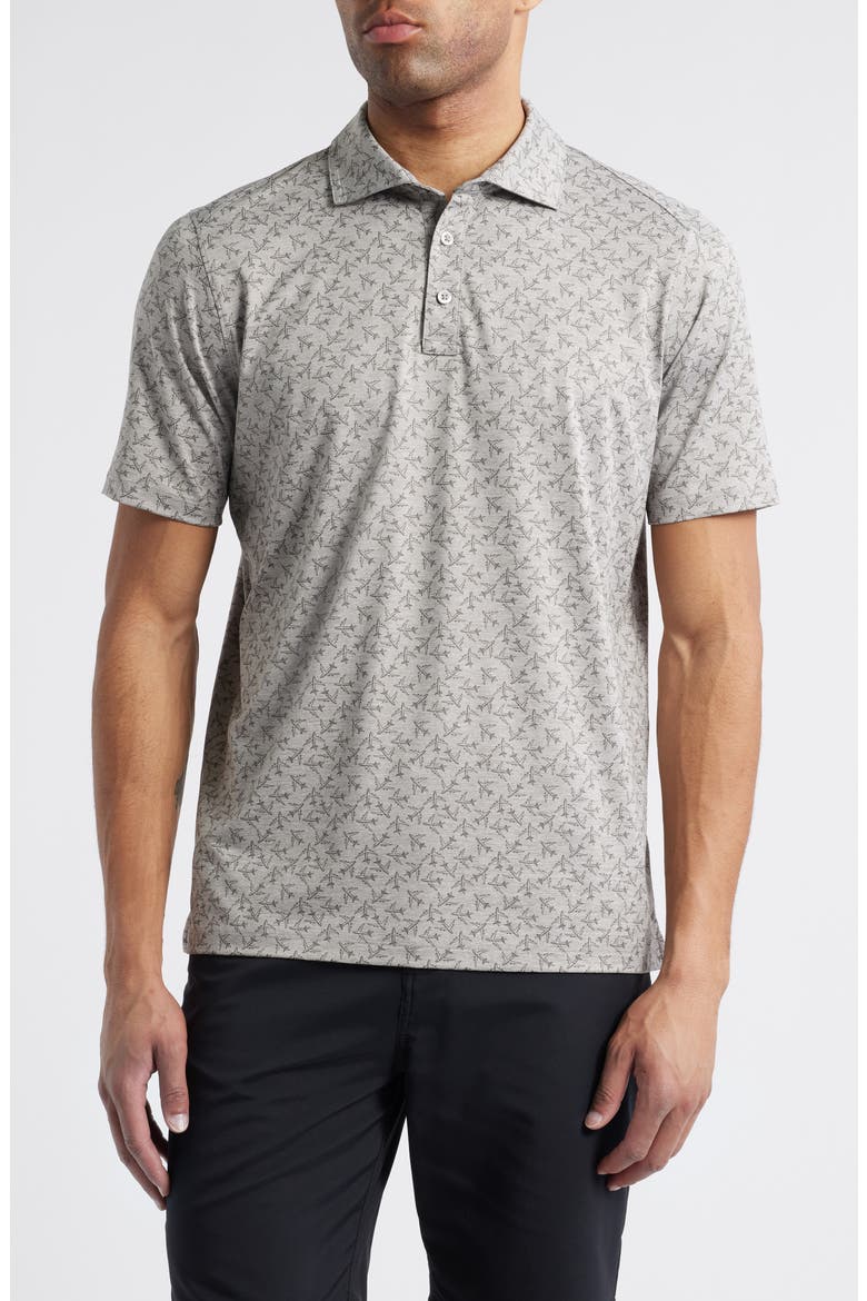 XC4® + Cool Degree™ Performance Golf Polo, Main, color, AIRPLANE/ LIGHT GRAY