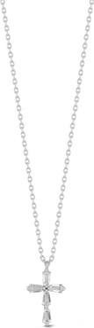 GLAZE JEWELRY Cubic Zirconia Cross Pendant Necklace