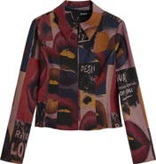 Desigual Mixed Print Long Sleeve Shirt