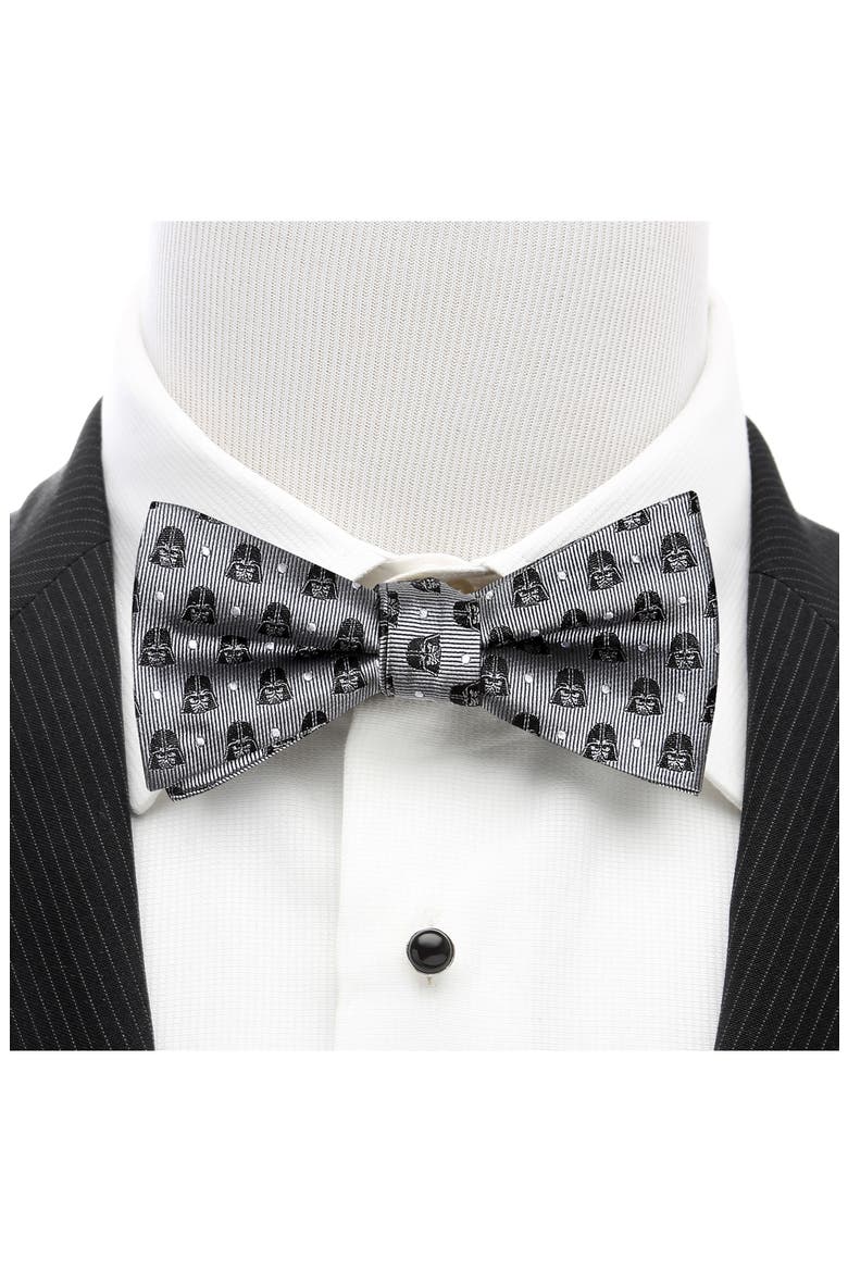Star Wars™ - Darth Vader Dot Silk Bow Tie, Alternate, color, GRAY