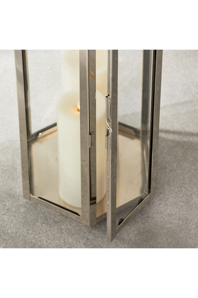 Dockside Outdoor Lantern, Alternate, color, Silver