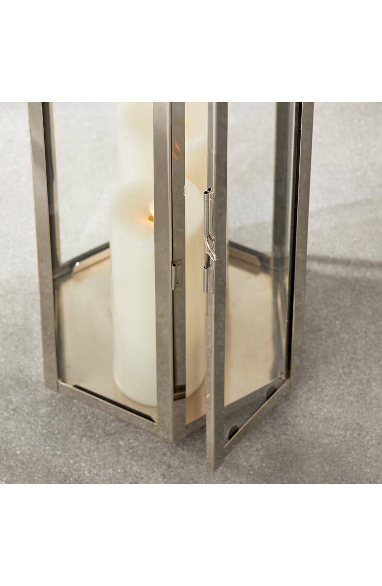 Napa Home & Garden Dockside Outdoor Lantern, Alternate, color, Silver