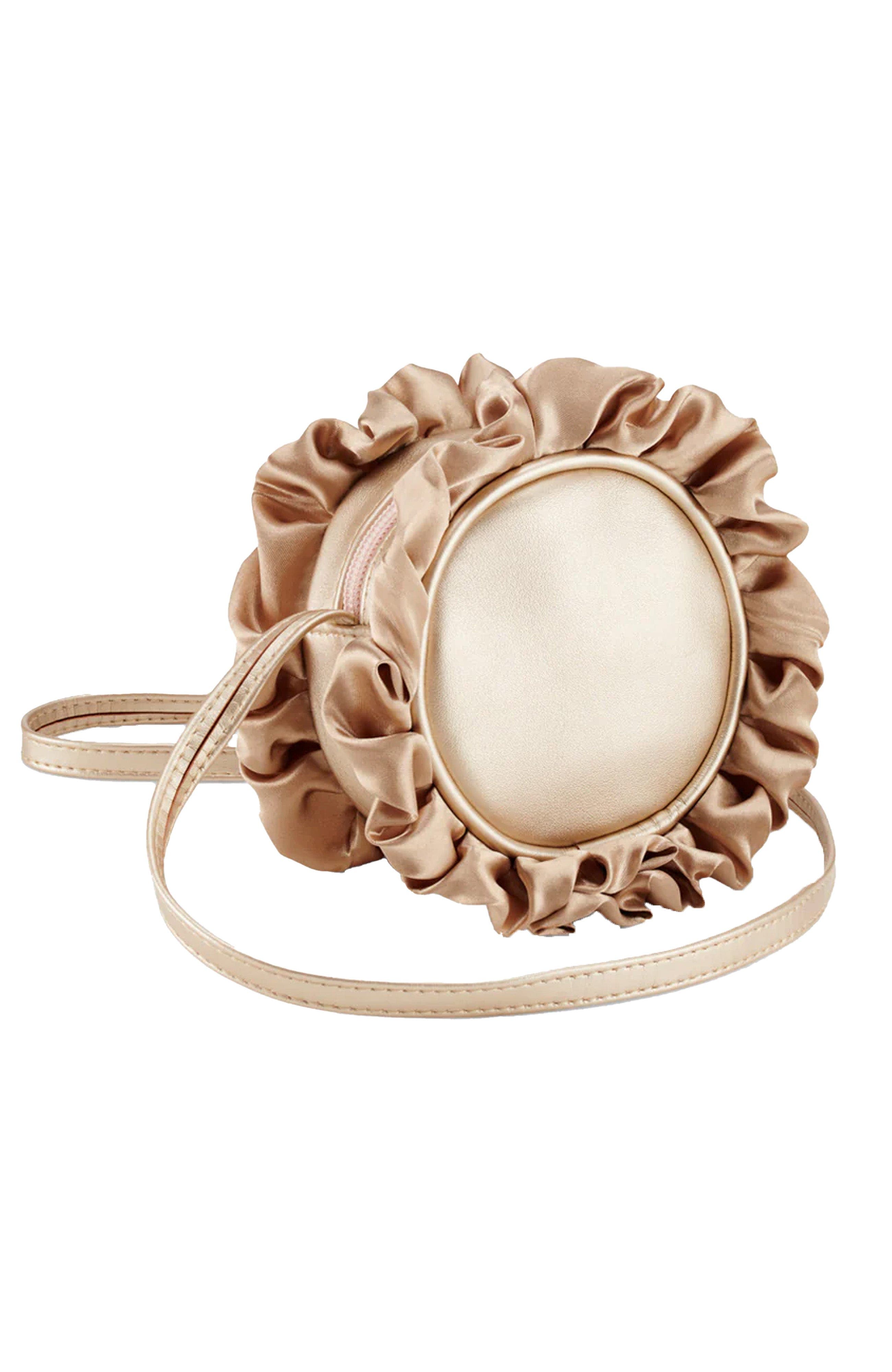 Stych Carousel Unicorn Ruffle Crossbody Bag, Alternate, color, Pink