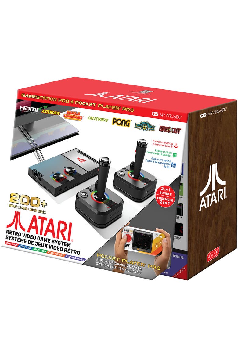 Myarcade Dgunl7057 Atari Gmsttn/Atari Pckt Ply Bnd, Alternate, color, Multicolor