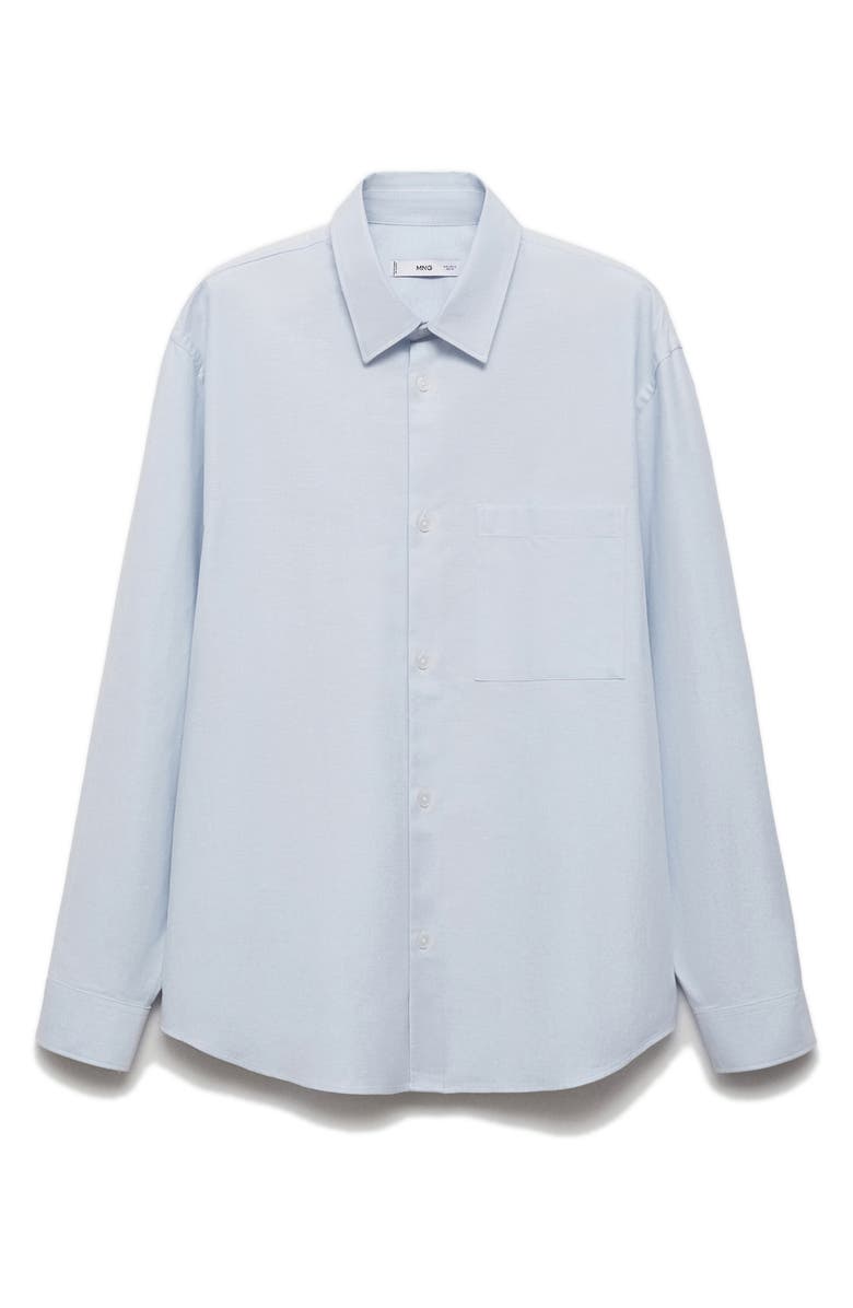 MANGO Regular Fit Oxford Button-Up Shirt, Alternate, color, 