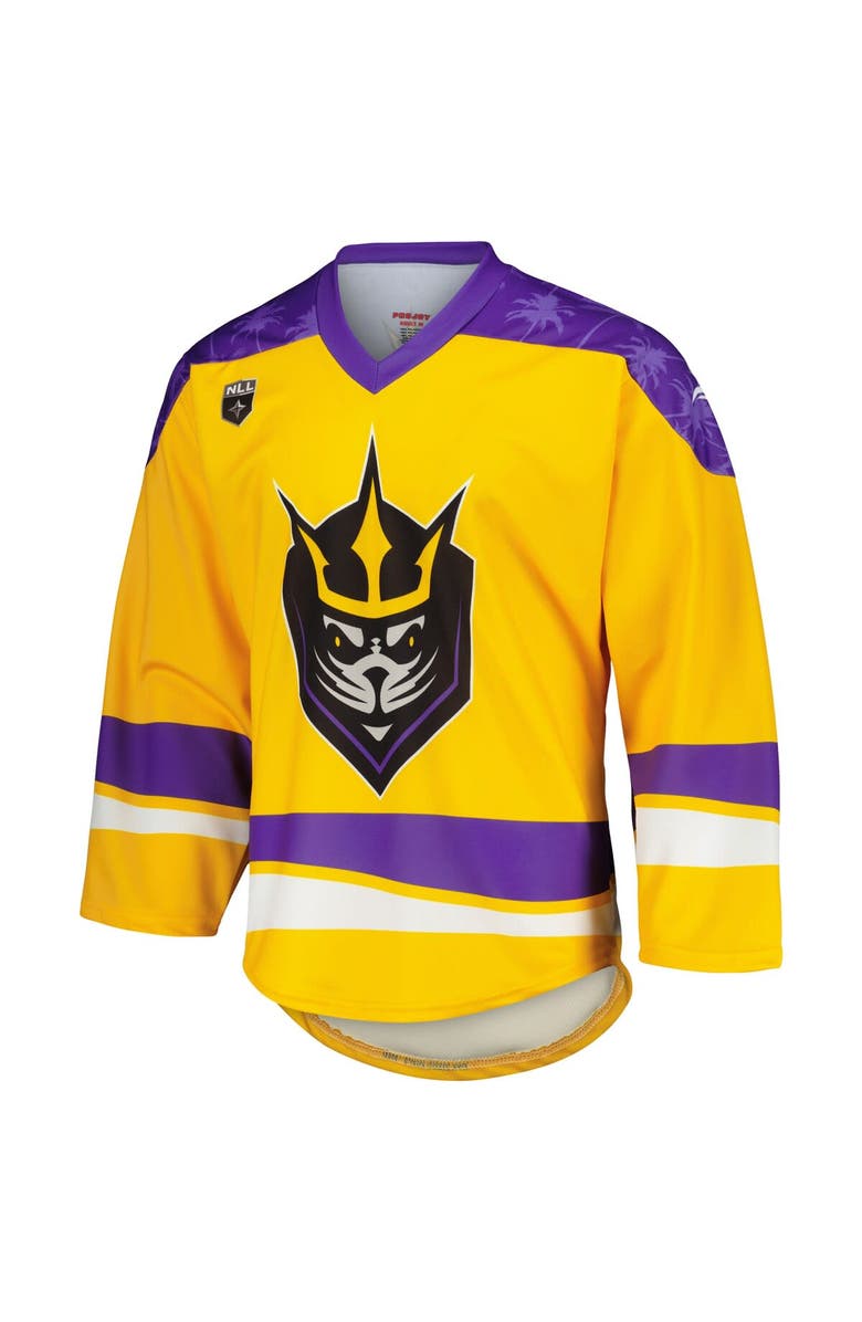 ADPRO Sports Men's Gold/Purple San Diego Seals Replica Jersey, Alternate, color, Gold