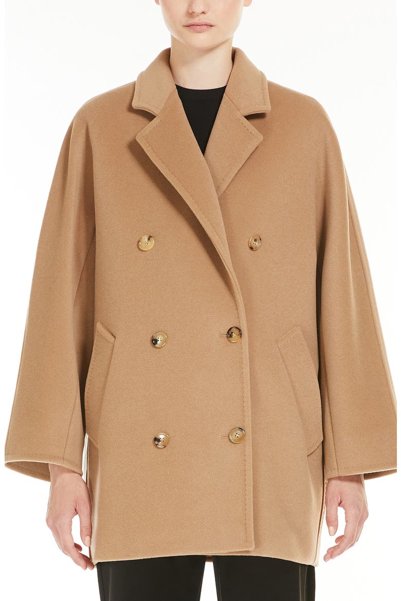 Rebus Wool & Cashmere Beaver Cloth Jacket, Main, color, CAMEL