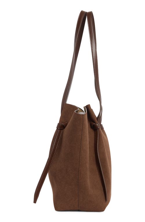 Urban Expressions Handbags Faux Suede Tote In Brown