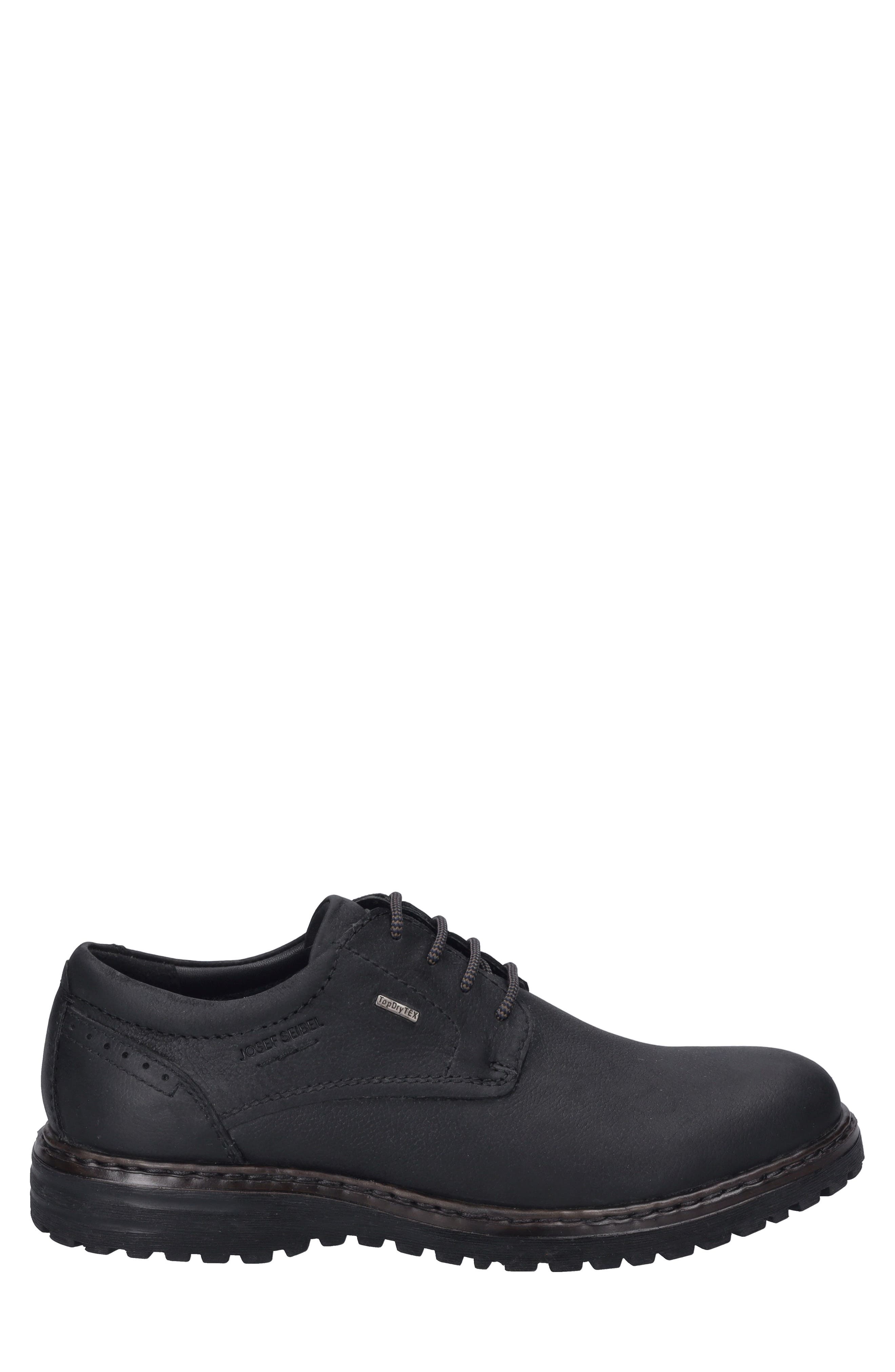Josef Seibel Erroll Waterproof Derby, Alternate, color, Black