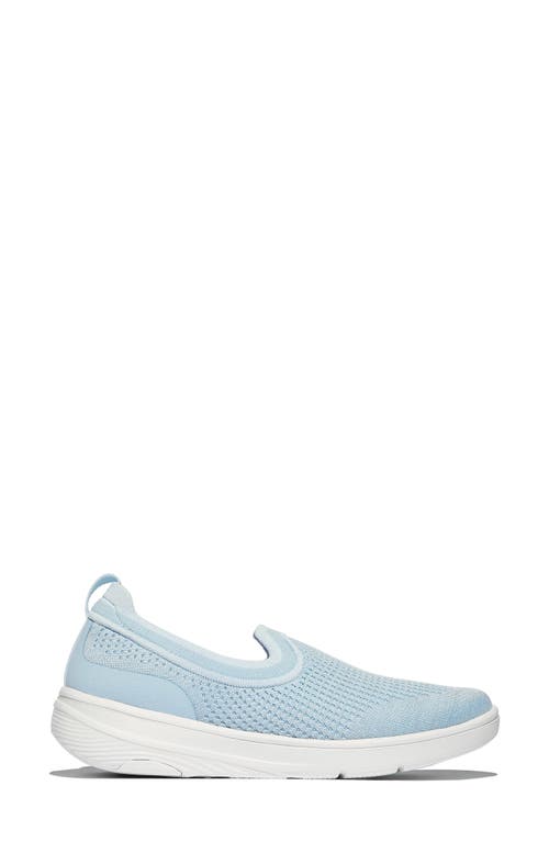 Fitflop Super-q Knit Slip-on Sneaker In Sky Blue