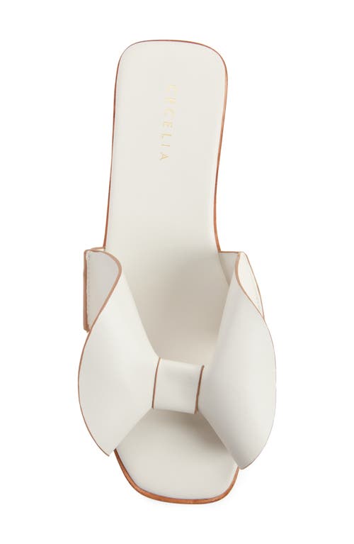 Cecelia New York Wendy Slide Sandal In Alabaster