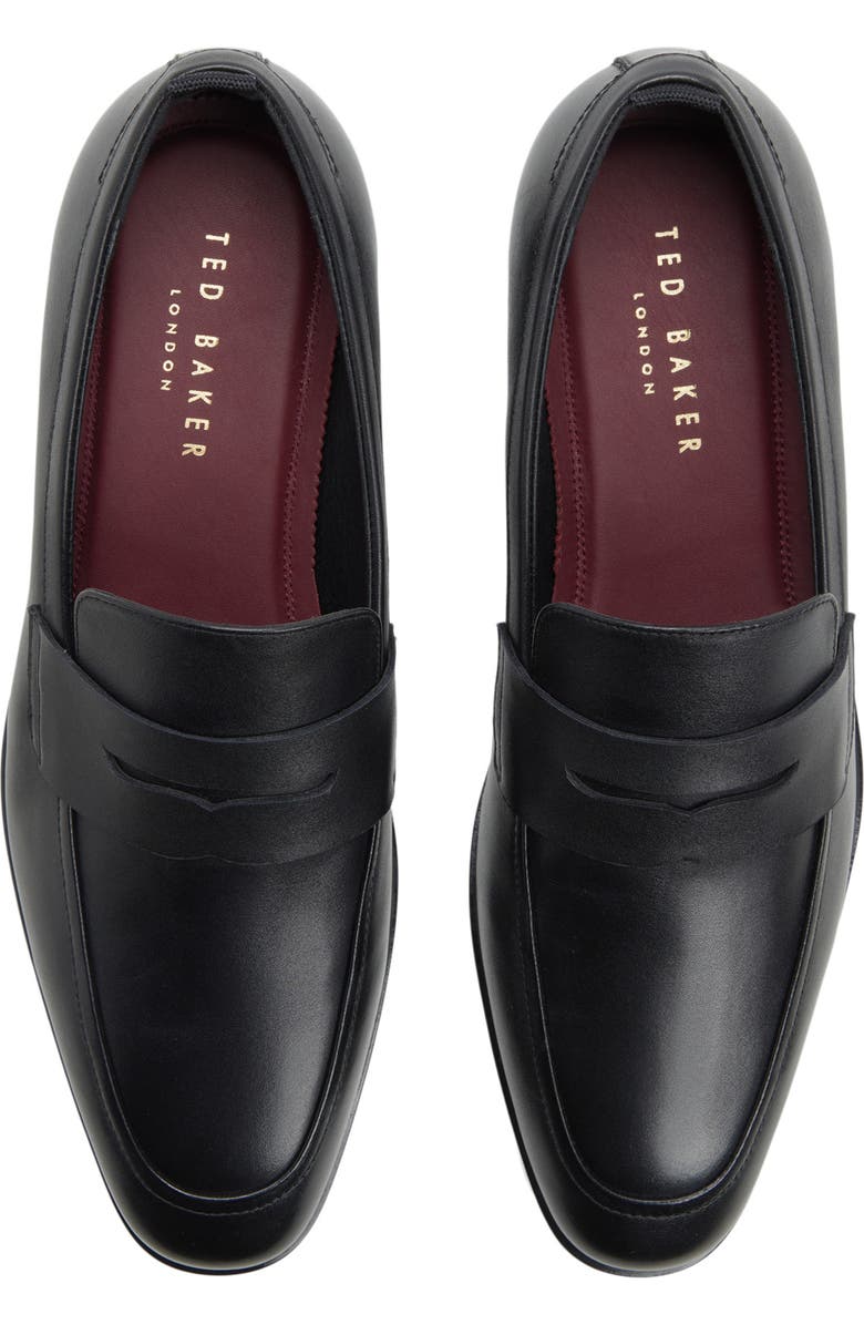 Ted Baker Carlton Penny Loafer, Alternate, color, Black