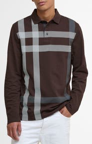 Barbour Blaine Tartan Long Sleeve Polo
