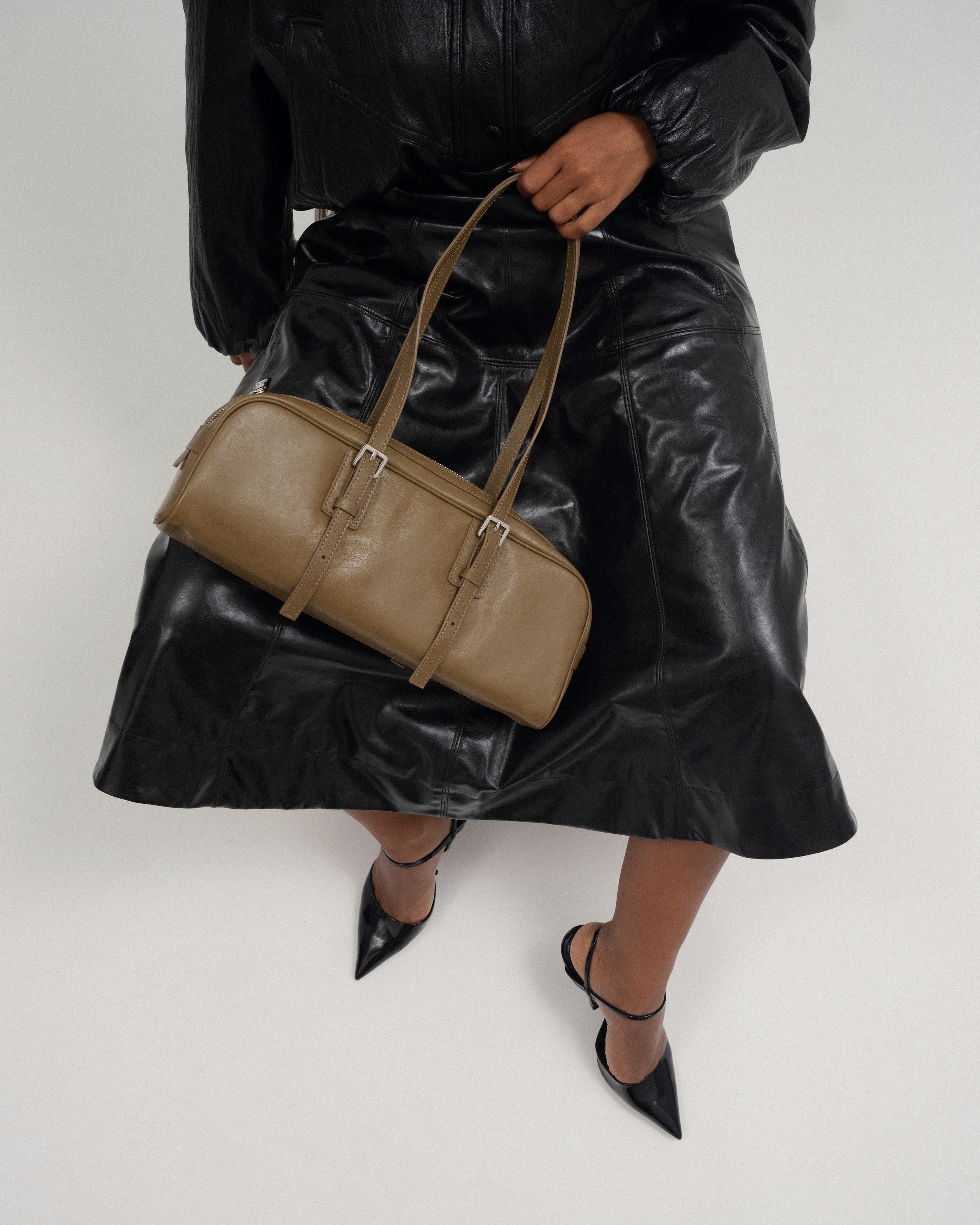 Vela Handbag, Alternate, color, Olive