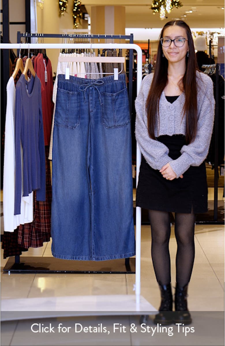 Denim Drawstring Pants, sales video thumbnail