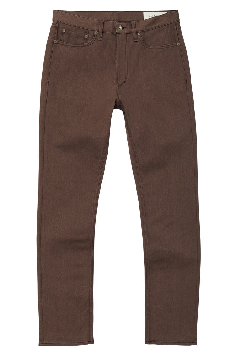 Fit 4 Authentic Stretch Straight Leg Baggy Jeans, Alternate, color, BROWN