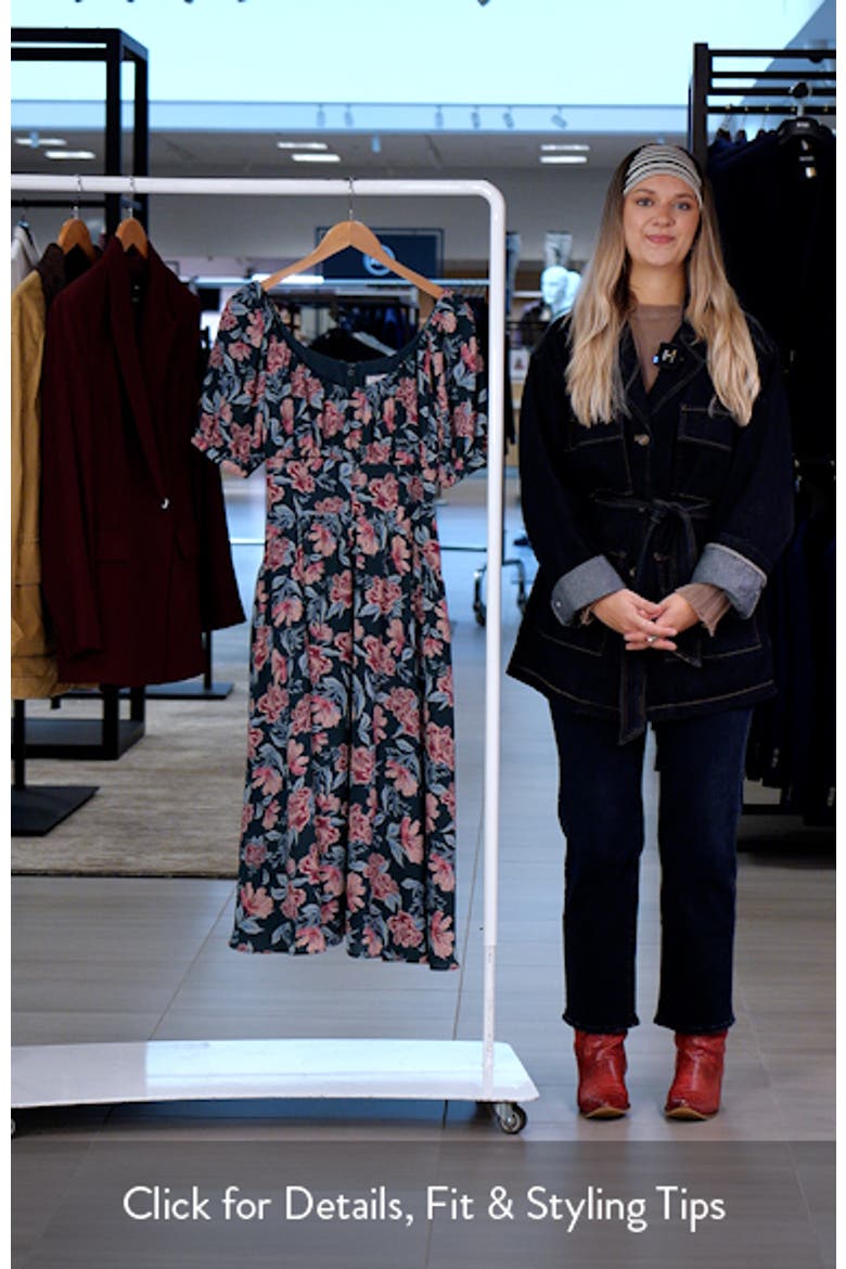 Floral Fit & Flare Midi Dress video