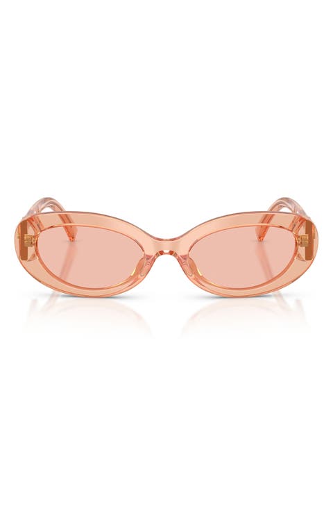 53mm Oval Sunglasses