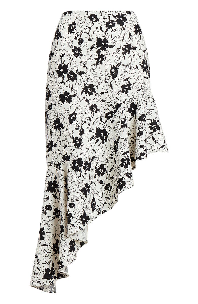 Polo Ralph Lauren Mulia Floral Linen Asymmetric Skirt, Alternate, color,