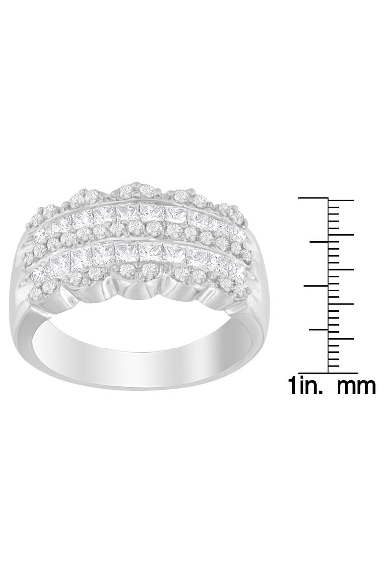 14K White Gold 1 1/7 Cttw Diamond Ring, Alternate, color, White