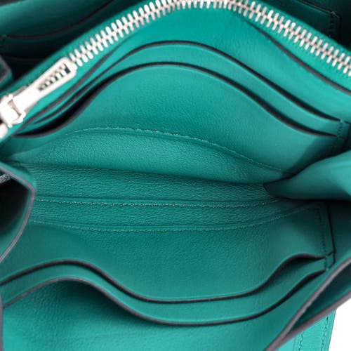 Pre-owned Hermes Hermes Convoyeur Crossbody Bag Swift Mini In Blue