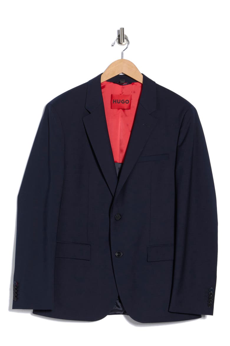 Karl Wool Blend Sport Coat, Alternate, color, DARK BLUE