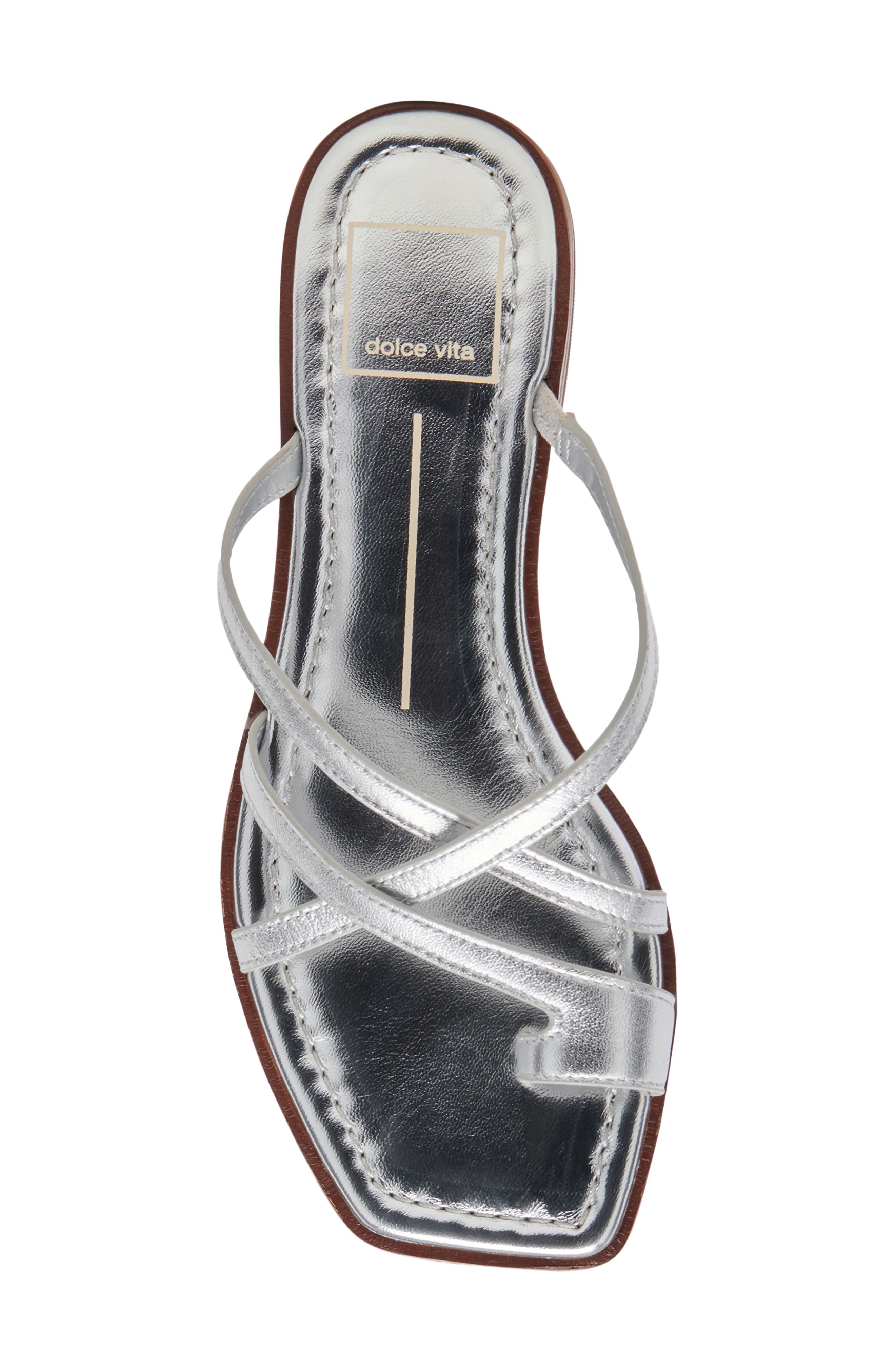 Dolce Vita Indigo Sandal, Alternate, color, Silver