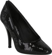 FERRAGAMO Judy Sequin Pointed Toe Pump
