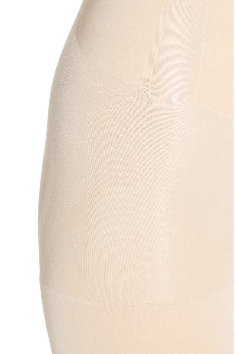 SPANXsculpt™ OnCore Open-Bust Mid-Thigh Bodysuit, Alternate, color, SOFT BEIGE