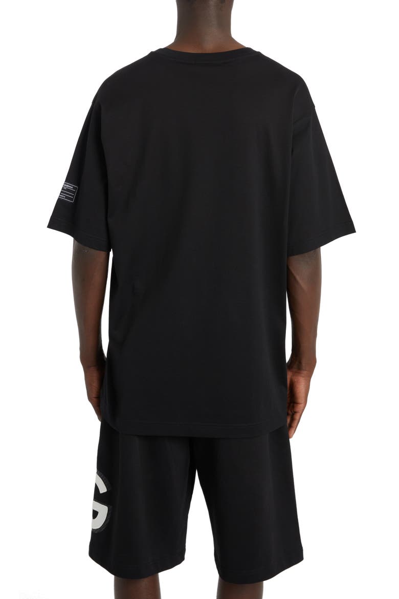 Logo Graphic T-Shirt, Alternate, color, NERO