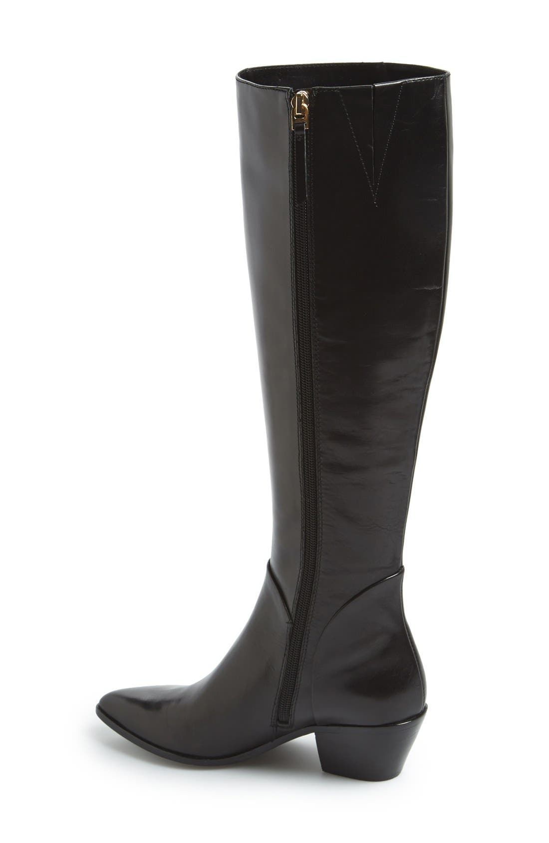 'Hugla' Knee High Boot, Alternate, color, NERO