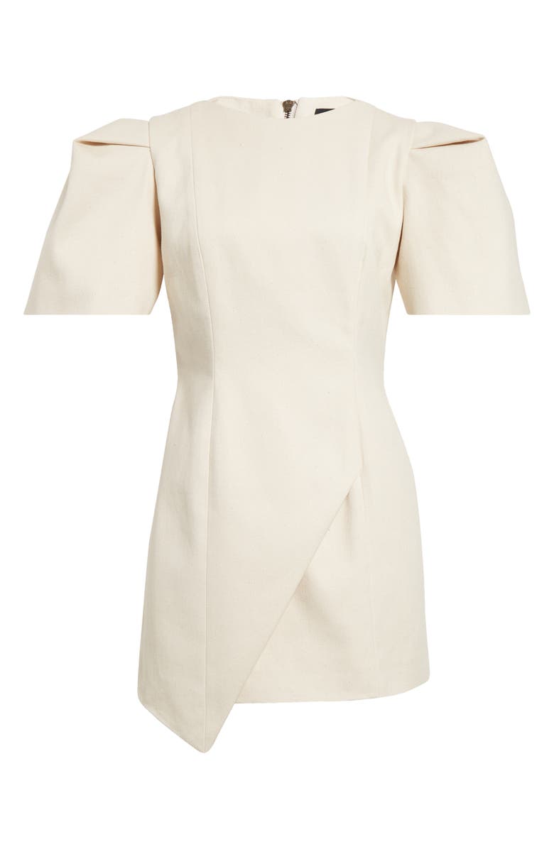 ISRAELLA KOBLA Togu Asymmetric Hem Minidress, Alternate, color, Beige