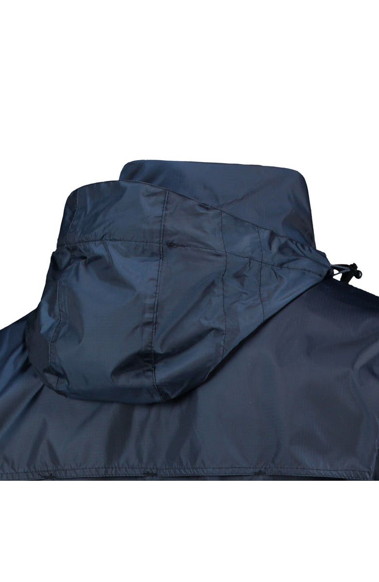 DUNBROOKE Men's Dunbrooke Navy New England Patriots Circle Sportsman Waterproof Packable Lightweight Full-Zip Jacket, Alternate, color,